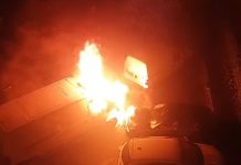 Patru mașini distruse de un incendiu în zona stadionului Păltinișanu (video)