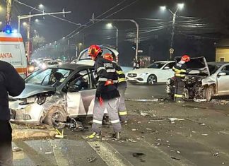 Accident pe Calea Torontalului la intersecția cu Bld. Cetății