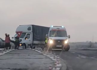 Accident cu două victime la virajul spre Sânandrei de pe DN69 Timișoara – Arad