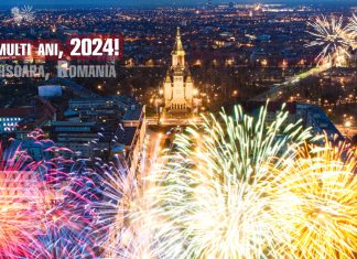 Orașul Timișoara vă urează un An Nou fericit, cu sănătate și pace