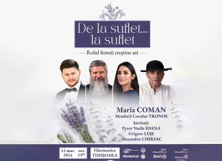 Concert Maria Coman la Filarmonica Banatul : De la suflet la suflet