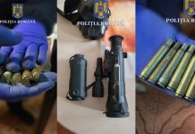 15 percheziții efectuate în Dumbrăvița și alte comune din județ, într-un dosar privind săvârșirea infracțiunii de nerespectarea armelor și munițiilor