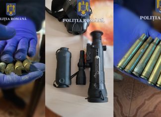 15 percheziții efectuate în Dumbrăvița și alte comune din județ, într-un dosar privind săvârșirea infracțiunii de nerespectarea armelor și munițiilor