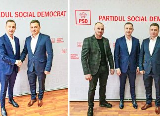 Primarul și viceprimarul comunei Pietroasa, Virgil Ciocea și Cătălin Vasii, au trecut la PSD Timiș de azi