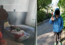 Acțiune a polițiștilor locali pentru depistarea cerșetorilor și oamenilor străzii – 16 persoane identificate, din care două dormeau într-o fostă casierie a Retim