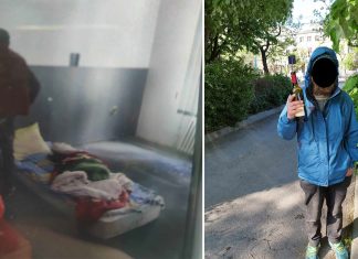 Acțiune a polițiștilor locali pentru depistarea cerșetorilor și oamenilor străzii – 16 persoane identificate, din care două dormeau într-o fostă casierie a Retim