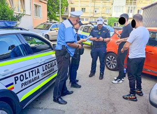 Bărbat depistat de polițiștii locali după ce a condus fără permis și a încălcat mai multe reguli rutiere, încercând apoi să dea vina pe un prieten