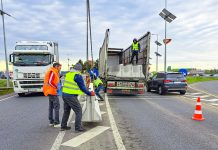 Se montează parapeții de beton pe Centura de Nord a Timișoarei