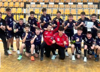Victorie pentru handbaliștii juniori ai Timișoarei în meciul cu Minaur Baia Mare