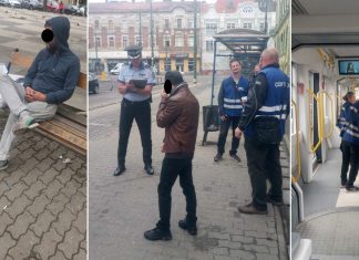 Acțiune a polițiștilor locali pe mijloacele de transport în comun – sancțiuni aplicate pentru chiștoace aruncate pe jos, călătorie fără bilet și autovehicule parcate în stații