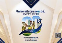 Universitatea de Vest din Timișoara aniversează 80 de ani de la înființare prin evenimente pentru comunitate, pentru Timișoara