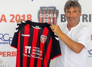 Iosif Rotariu este noul antrenor al CS Gloria 2018 Bistrița-Năsăud, echipa din Liga 3