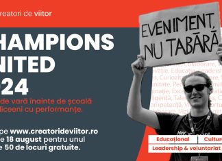 Creatori de viitor, programul care reunește liceeni cu performanțe din România, a ajuns la a XI-a ediție. Înscrierile au loc până pe 18 august. Participarea este gratuită.