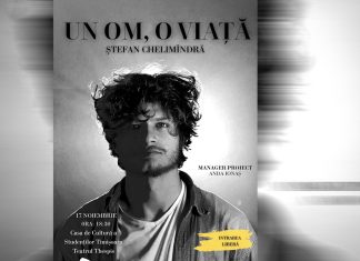 Ștefan Chelimîndră debutează cu spectacolul „Un om, o viațăˮ în cadrul programului „Energie! Burse de creație”