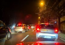 Trafic rutier dat peste cap în zona de nord a Timișoarei (foto)