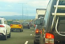 Accident la intersecția autostrăzii A1 cu A6: un șofer de tir a pierdut controlul și s-a răsturnat, blocând traficul dinspre Margina spre Timișoara pe A1