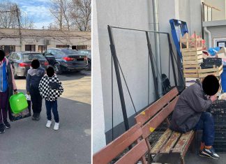 Acțiunile împotriva cerșetoriei continuă – patru persoane ”înghețate” și o femeie care își ținea copiii în frig, la cerșit, depistate de polițiștii locali în ultima săptămână