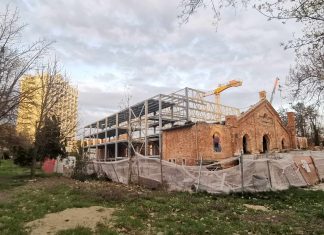 VIDEO Sala 2 a Teatrului Național, fost manej imperial, se transformă într-o clădire futuristă