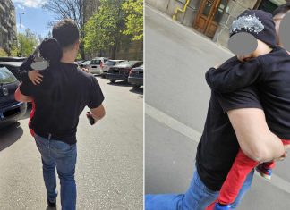 Atenție în zone aglomerate! Copil de 3 ani și jumătate, pierdut în zona centrală, găsit de polițiștii locali și predat tatălui