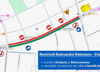 Lucrări de reparații capitale pe bulevardul Liviu Rebreanu din Timișoara: traficul greu este redirecționat