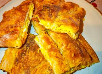 Plăcintă macedoneană cu brânză și pastramă de gâscă – Deliciu culinar la Dudeștii Noi
