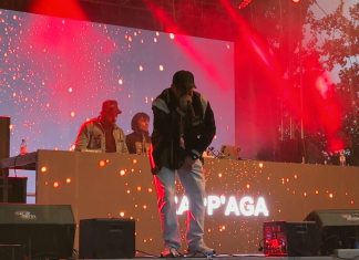 Rapp’Aga, show live în ploaie la Timișoara Music Awards