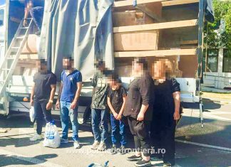 Migranți ilegali descoperiți ascunși într-o autoutilitară la Nădlac. Șofer român, anchetat pentru trafic