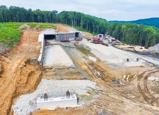 A1 Margina–Holdea: toate structurile au piloții executați, avans în zona tunelurilor (foto)