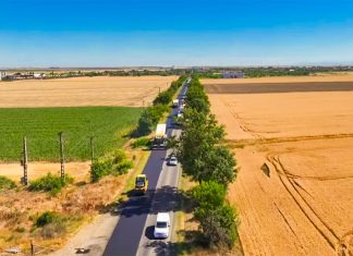 DRDP Timișoara: Lucrări de asfaltare și marcaje rutiere pe DN 69, între Vinga și Șagu