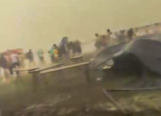 Concertul Forza ZU oprit temporar de o furtună violentă pe pista Aeroportului