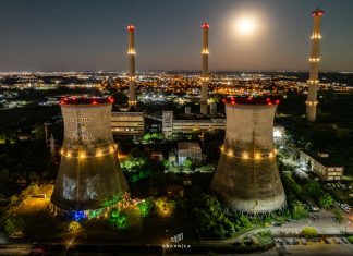 Zona turnurilor de răcire de la centrala termică CET Sud din Timișoara a devenit o atracție culturală