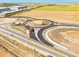 Noi reguli de circulație pe DN 69: circulație pe o bandă și sens giratoriu provizoriu la Sânandrei