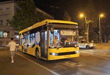 Primul troleibuz galben livrat de Bozankaya surprins în teste pe liniile din oraș