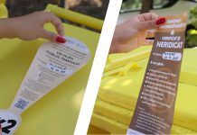 RETIM și ADID Timiș reiau aplicarea etichetelor de avertizare pentru separarea incorectă a deșeurilor
