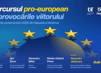 UVT găzduiește o dezbatere despre viitorul european al Republicii Moldova și provocările geopolitice