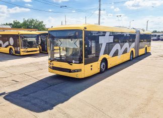 Primele troleibuze articulate intră în probe la Timișoara. Vehiculele vechi vor fi retrase treptat
