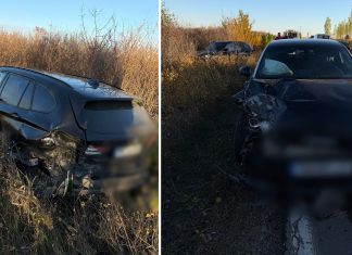 Accident pe DJ 582, la Sacoșu Turcesc: o femeie rănită și transportată la spital
