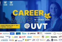 Career Days @UVT 2025: Punte directă între studenți și angajatori în campusul universitar