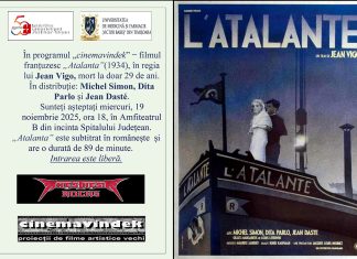 Film-poem în Amfiteatrul B din Spitalul Județean: proiecție gratuită a filmului „Atalanta”