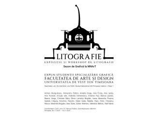 „Litografia – lumea în care cerneala întâlnește piatra”, noua expoziție din Sezonul de Grafică la Muzeul de Artă Timișoara