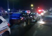 Accident rutier în Remetea Mare: doi șoferi răniți și transportați la spital (video)