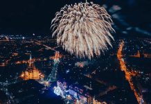 Timișoara întâmpină Anul Nou cu artificii lansate din Parcul Civic. Restricții de trafic în centrul orașului