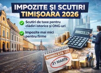 Consilierii locali au aprobat noile impozite pentru 2026 în Timișoara: creșteri semnificative pentru proprietarii de apartamente și clădiri
