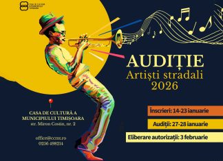 Casa de Cultură Timișoara organizează audiții pentru artiștii stradali