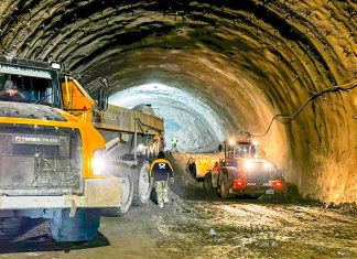 Tunelurile de pe A1 Margina – Holdea avansează: stadiu fizic de 52%, anunță DRDP Timișoara (galerie foto)