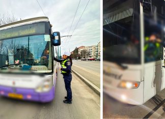 Transportul de persoane și marfă, verificat la sânge de polițiștii rutieri (foto)