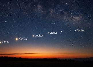 Fenomen astronomic spectaculos: Mercur, Venus, Jupiter și Saturn pot fi observate după apus
