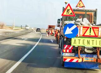 DRDP Timișoara intervine pe drumurile naționale afectate de îngheț și trafic greu