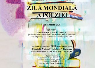 Ziua Mondială a Poeziei, celebrată la Timișoara alături de elevi și scriitori