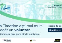 Timotion 2026 la Timișoara: 400 de voluntari căutați pentru cel mai mare eveniment caritabil din vest